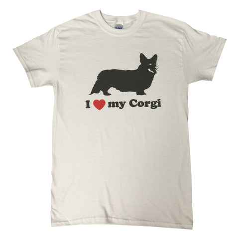 I Love my Corgi Heart T-Shirt