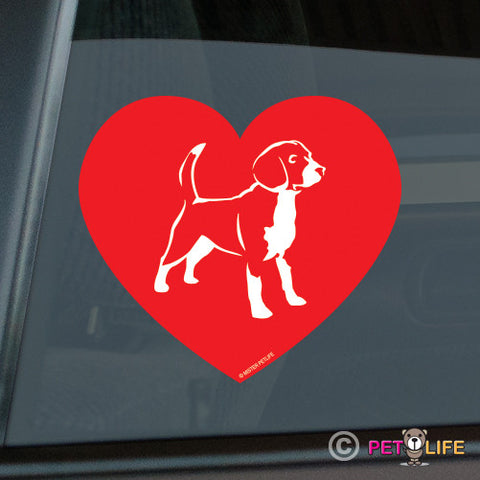 Love Beagle Sticker