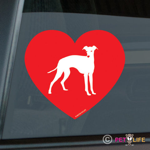 Love Italian Greyhound Sticker