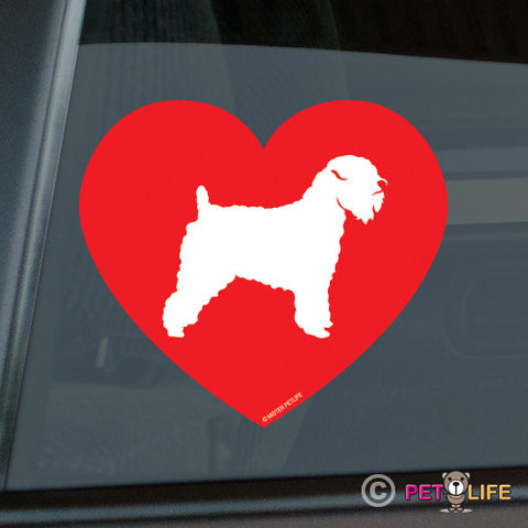 Love Wheaten Terrier Sticker