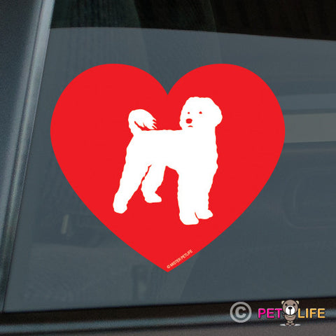 Love Portuguese Water Dog Sticker