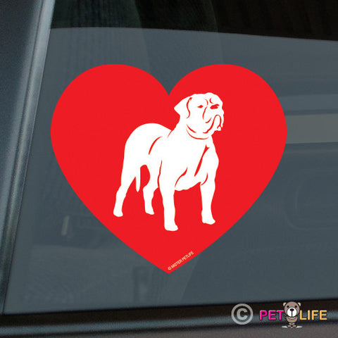 Love Dogue de Bordeaux Sticker