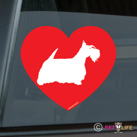 Love Scottish Terrier  Sticker