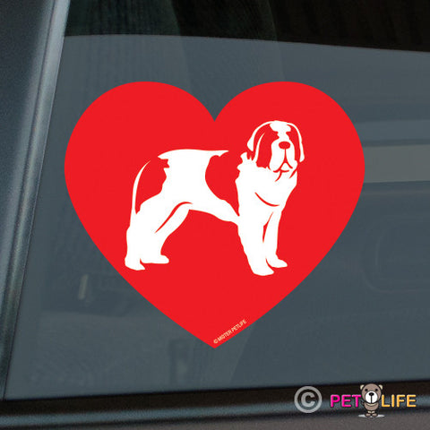 Love Saint Bernard Sticker