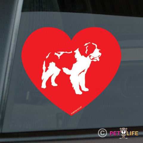 Love Saint Bernard Sticker