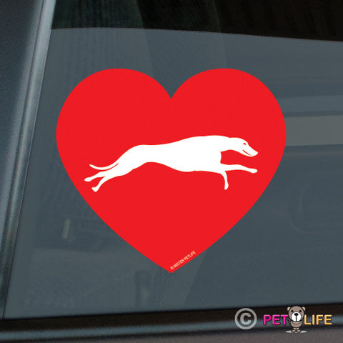 Love Greyhoundrunning  Sticker