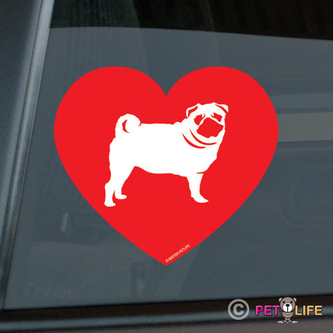 Love Pug Sticker