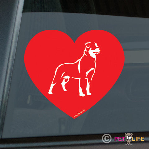 Love Rottweiler Sticker