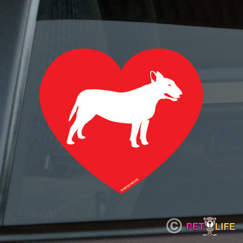 Love Bull Terrier Sticker