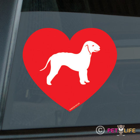 Love Bedlington Terrier Sticker