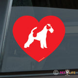 Love Fox Terrier Sticker