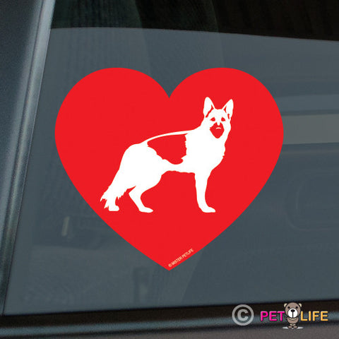 Love German Shepherd Sticker