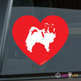 Love Papillon Sticker