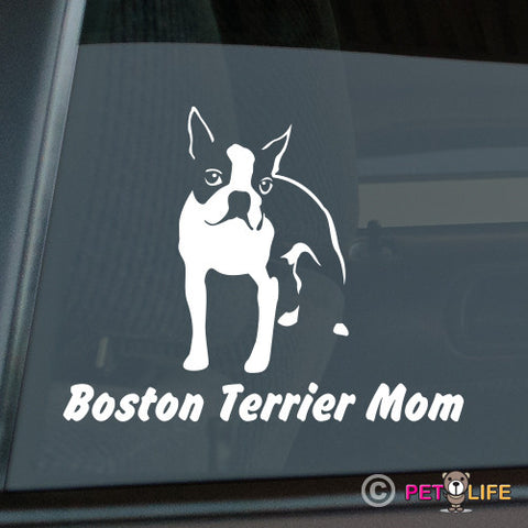 Boston Terrier Mom Sticker