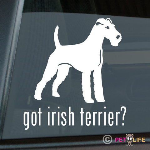 Got Irish Terrier Sticker