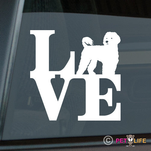 Love Portuguese Water Dogpark Sticker