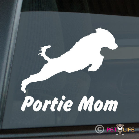 Portuguese Water Dog Mom Sticker