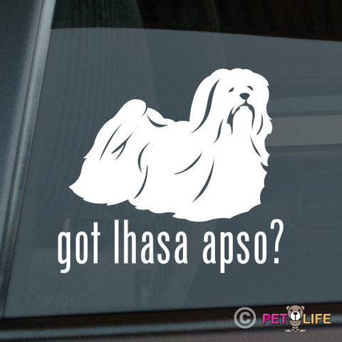 Got Lhasa Apso Sticker