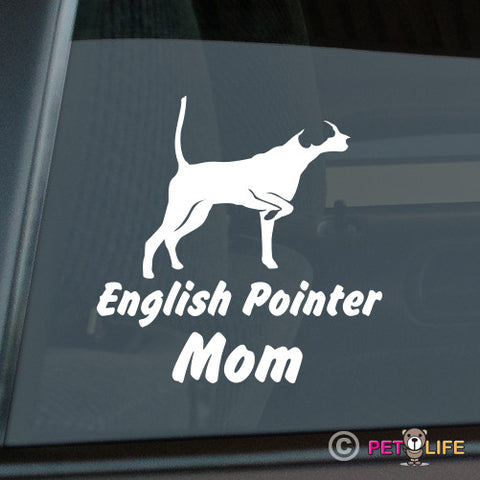 English Pointer Mom Sticker