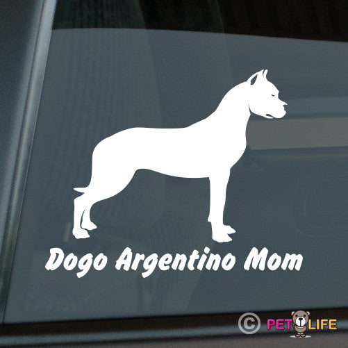 Dogo Argentino Mom Sticker