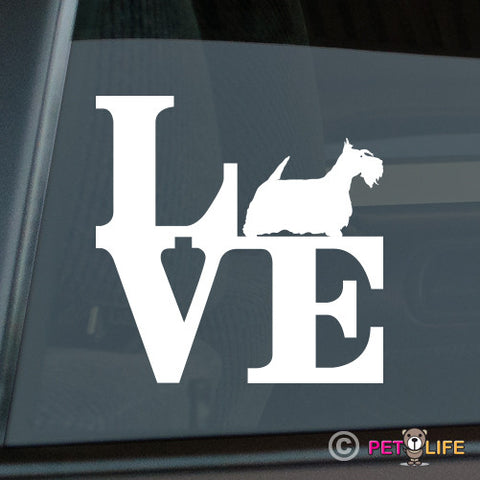 Love Scottish Terrierpark Sticker
