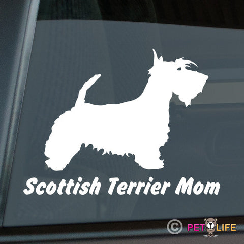 Scottish Terrier Mom Sticker