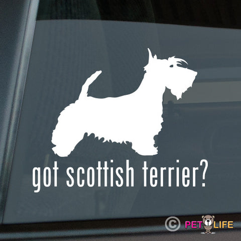Got Scottish Terrier Sticker