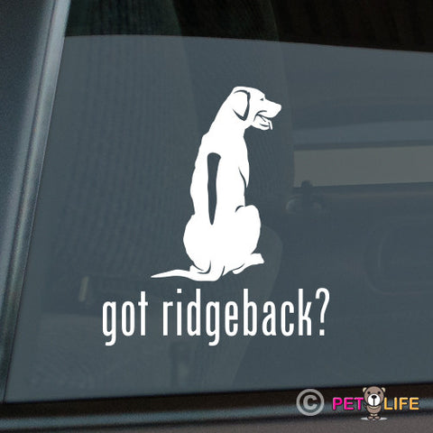 Got Rhodesian Ridgeback Sticker