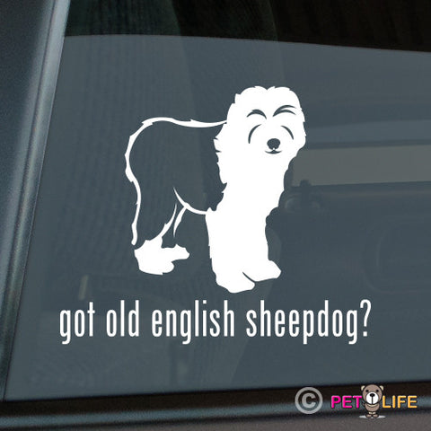 Got Old English Sheepdog Sticker