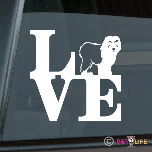 Love Old English Sheepdogpark  Sticker