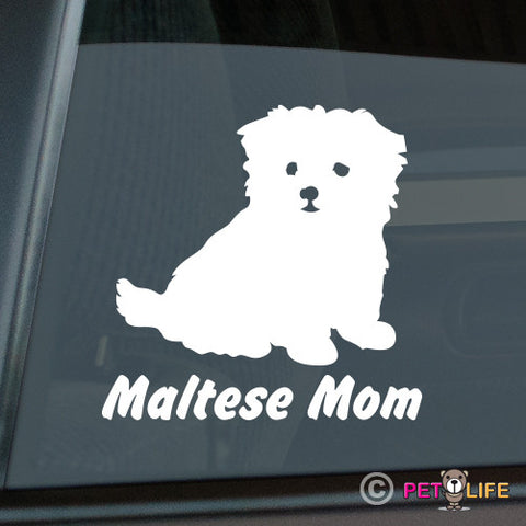 Maltese Mompuppy  Sticker