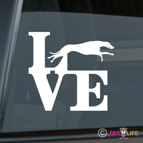 Love Greyhoundpark running  Sticker