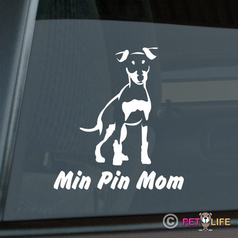 Miniature Pinscher Mom Sticker