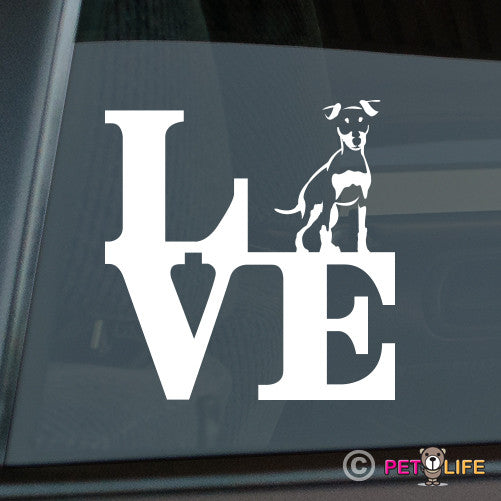 Love Miniature Pinscherpark  Sticker