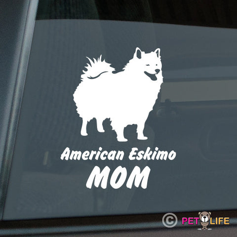 American Eskimo Mom Sticker