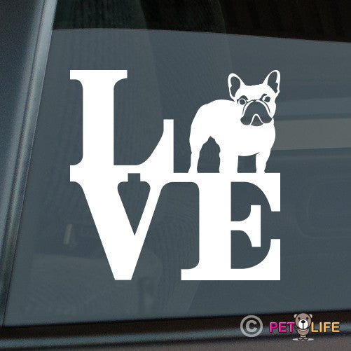 Love French Bulldogpark  Sticker