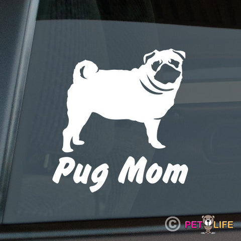 Pug Mom Sticker