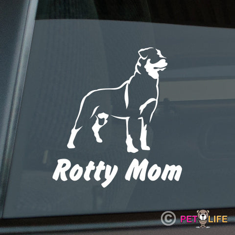 Rottweiler Mom Sticker