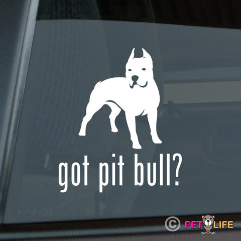Got Pit Bull Sticker