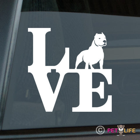 Love Pit Bullpark alert  Sticker