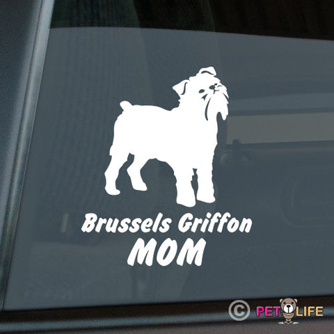 Brussels Griffon Mom Sticker