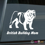 British Bulldog Mom Sticker