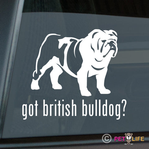 Got British Bulldog Sticker