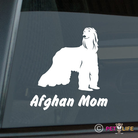 Afghan Hound Mom Sticker