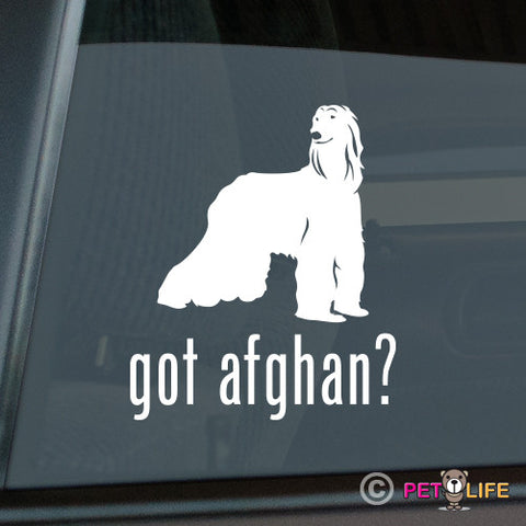 Got Afghan Hound Sticker