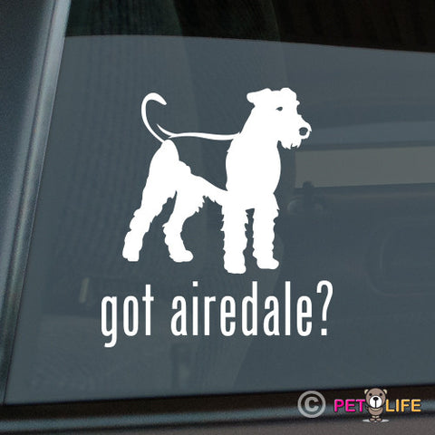 Got Airedale Sticker