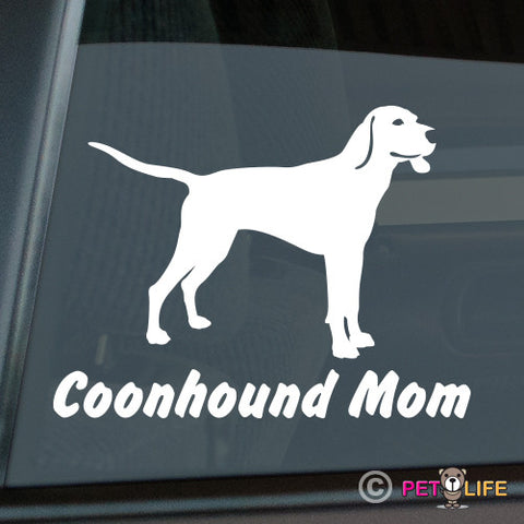 Coonhound Mom Sticker