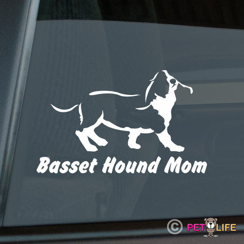 Basset Hound Mom Sticker