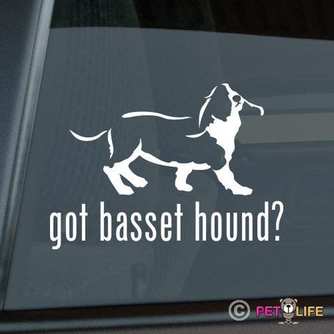 Got Basset Hound Sticker