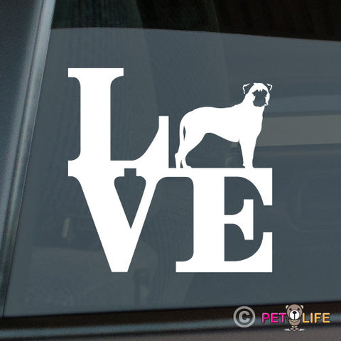 Love Bullmastiffpark Sticker